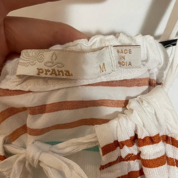 prAna Parisol Midi Dress Aqua Canopy Sleeveless Halter Size Medium Sundress - Picture 4 of 14